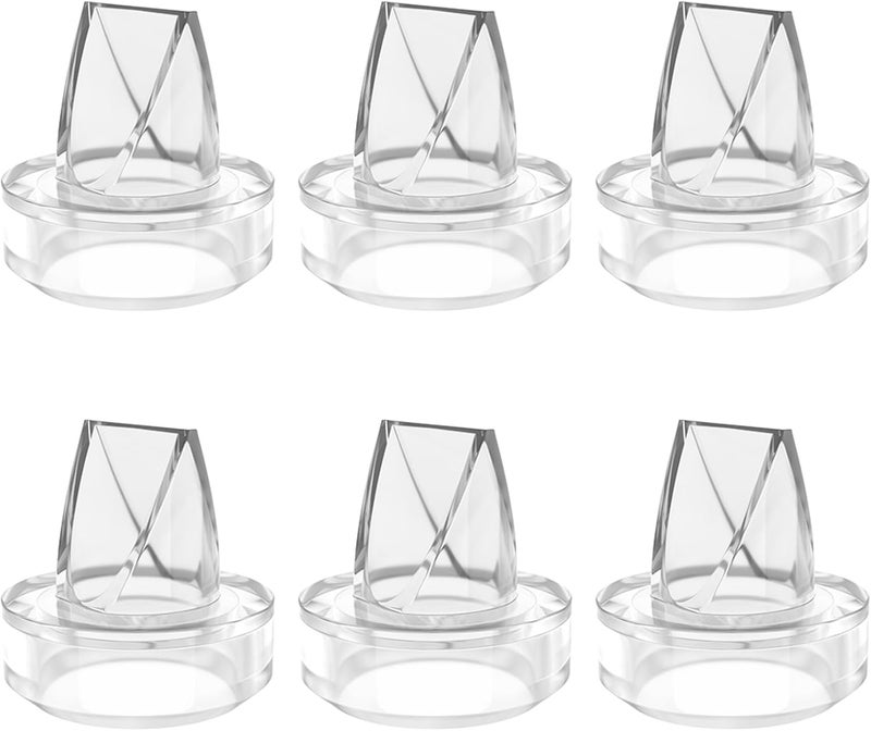 afontoto 6 Pack Silicone Duckbill Valve Compatible with S9 / S12 / S9Pro / S12Pro Wearable Breast Pump, Electric Breast Pump Parts Accessories - Image 1